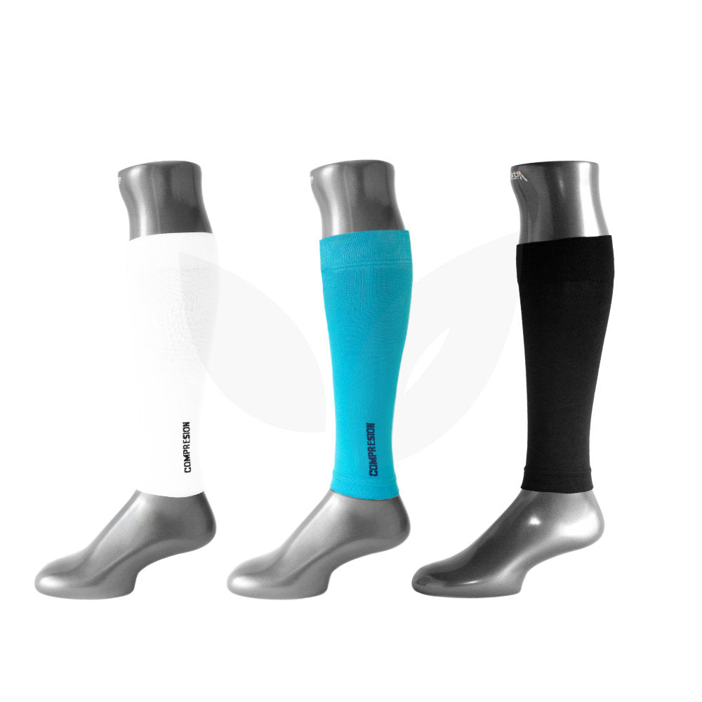 Media de compresión graduada deportiva- Pantorillera 1614
