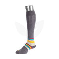 Media de compresión graduada de algodón- CMO203 Gris Carbón